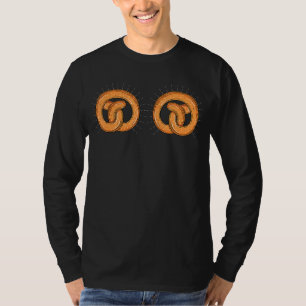 T-shirt Costume Pretzels Pour Femmes Pretzel Day Funny Off