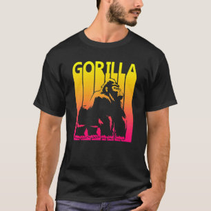 T-shirt Costume rétro animal Gorilla