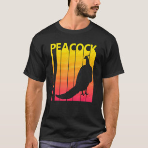 T-shirt Costume rétro Oiseau de paon