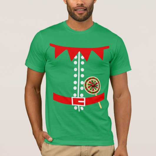 T-shirt Costume Santas Elf (Devant)