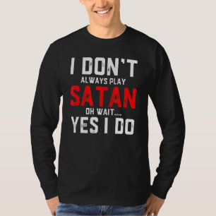 T-shirt Costume Satan Diable Costume Halloween Satan