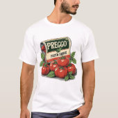 T-shirt Costume Sauce Preggo Annonce de Grossesse Prego  (Devant)