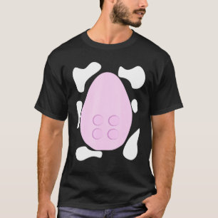 T-shirt Costume simple de vache de ferme laitière