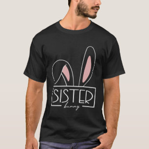 T-shirt Costume Soeur Bunny Chasse aux oeufs Famille Rabbi