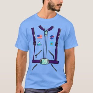 T-shirt Costume spatial astronaute habit homme adulte femm