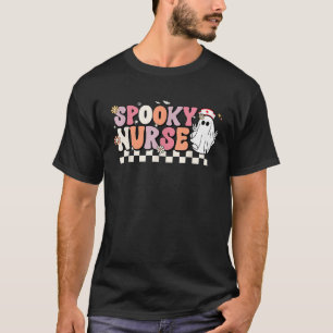 T-shirt Costume super Retro Halloween Infirmière Éffrayant