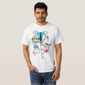 T-shirt Costume sur mesure drôle de laboratoire de médecin (Devant entier)