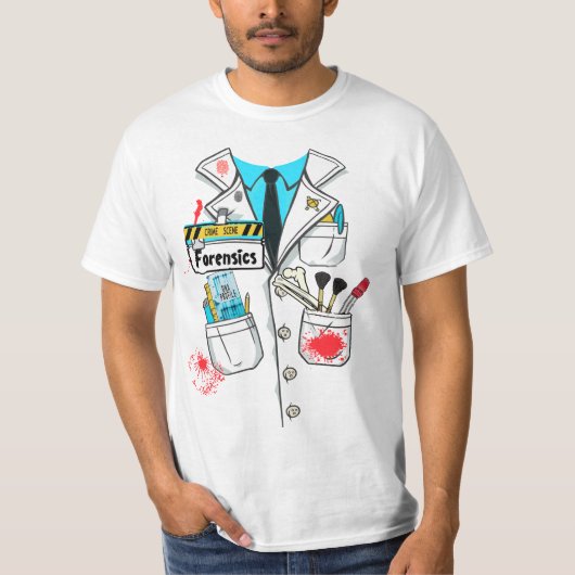 T-shirt Costume sur mesure drôle de laboratoire de médecin (Devant)