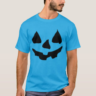 T-shirt Costume turquoise Teal de Halloween de citrouille