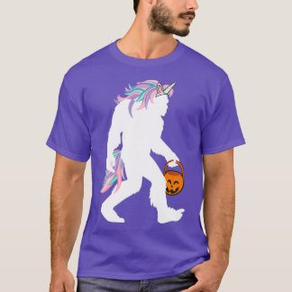T-shirt Costume Unicorne Bigfoot Sasquatch Funny