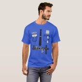 T-shirt Costume Uniforme De Police Halloween Policeman Enf (Devant entier)