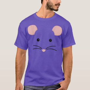 T-shirt Costume visage souris Rat Halloween Faire semblant