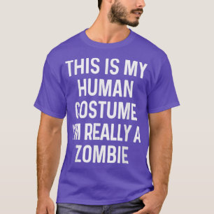 T-shirt Costume Zombie drôle Halloween 2944