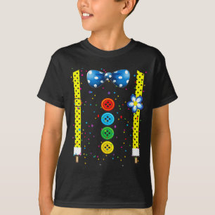 T-shirt Costumes de clown drôles pour femmes pour carnaval
