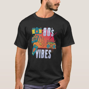 T-shirt Costumes de déguisement des années 80 J'adore les 