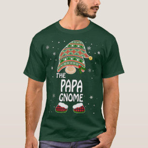 T-shirt Costumes Famille Drôle Correspondant Le Papa Gnome
