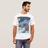 T-shirt Cosy Alpine Towns (Devant entier)