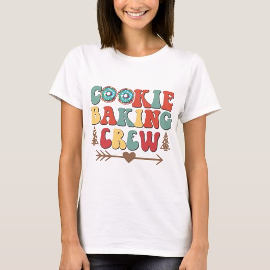 T-shirt Cosy Cookie Baking Crew - Fun Kitchen Essentials (Devant)