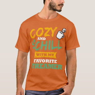 T-shirt Cosy Et Chill Avec Mon Streamer Favori