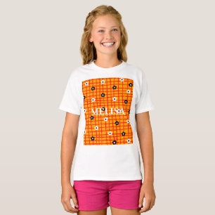 T-shirt Cosy Motif rouge Plaid Chemise enfant