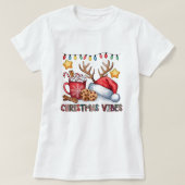T-shirt Cosy Vibes de Noël (Design devant)