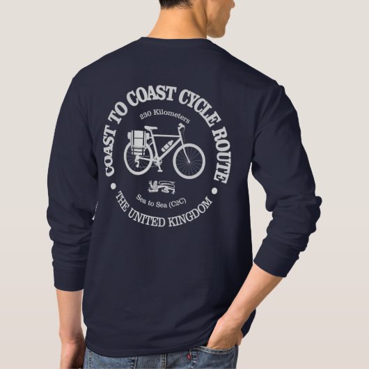 T-shirt Côte à côte (cyclisme) (Dos)