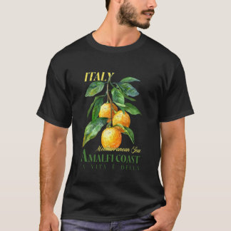 T-shirt Côte Amalfitaine Mer Méditerranée Vacances Italien