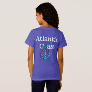 T-Shirt Côte Atlantique Nouvelle-Écosse ancre Le Canada ai