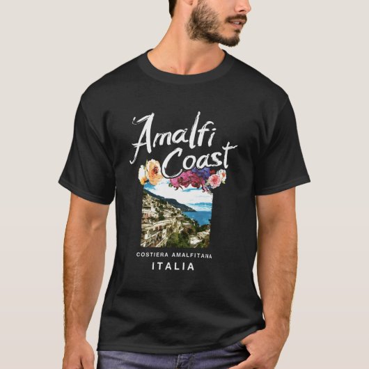 T-shirt Côte d'Amalfi Italie (Devant)
