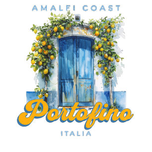 T-shirt Côte d'Amalfi Portofino La Dolce Vita Italia Lemon