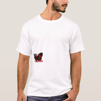 T-shirt Côté de papillon de Mlle