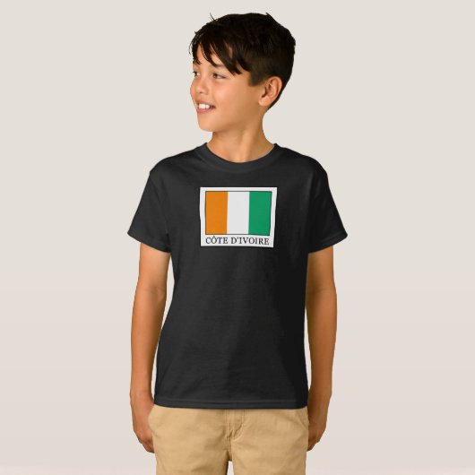 T-shirt Côte d'Ivoire (Devant entier)