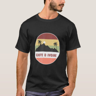 T-shirt Côte d'Ivoire Montagne et Palmiers