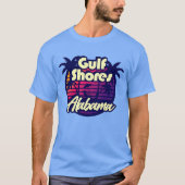 T-shirt Côte du Golfe Alabama (Devant)