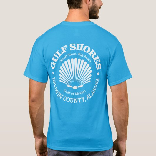 T-shirt Côte du Golfe (coquillage) (Dos)