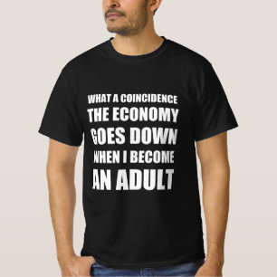 T-shirt cote économique drôle