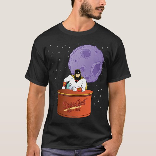 T-shirt Côte fantôme de l'espace sur la côte (Devant)
