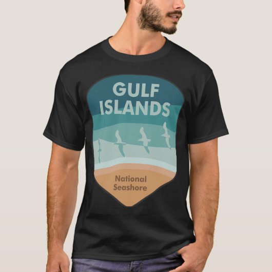 T-shirt Côte nationale des îles Gulf (Devant)