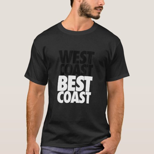 T-shirt Côte Ouest Best Coast Shirt (Devant)