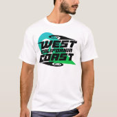 T-shirt côte ouest californie surf surfeur d'été (Devant)