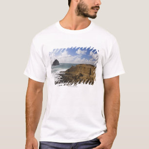 T-shirt Côte Pacifique rocheuse de l'Orégon dans la vill