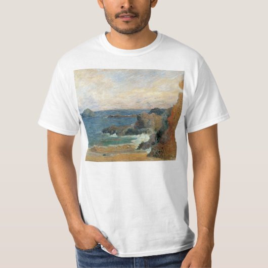 T-shirt Côte rocheuse par Paul Gauguin, Impressionnisme Vi (Devant)