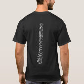 T-shirt côtes et os (Dos)