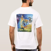 T-Shirt coton Col boutonné (Dos)