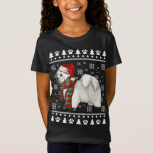T-Shirt Coton de Tulear Chien Santa Hat Noël laid