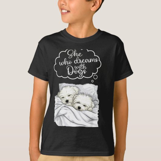 T-shirt Coton De Tulear Dog Nightgown Pajama  (Devant)