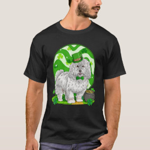 T-shirt Coton De Tulear Lucky Leprechaun Jour de la Saint 