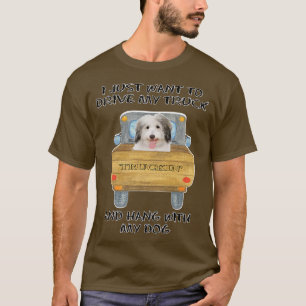 T-shirt Coton de Tulear pour chien conducteur de camion