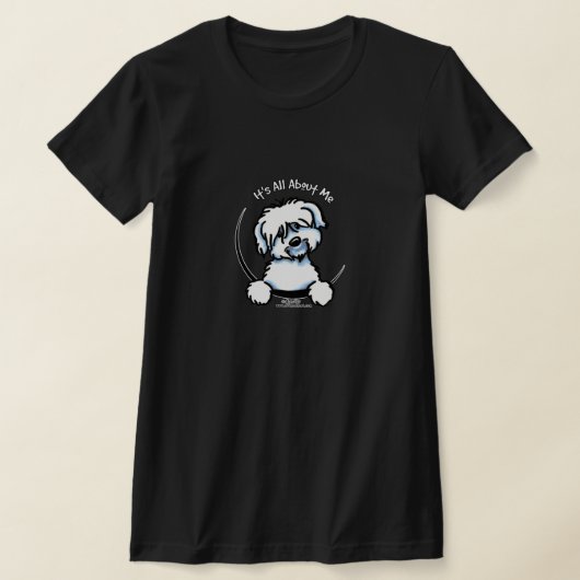 T-shirt Coton de Tulear Tout sur moi (Poser)