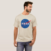 T-shirt Coton Lourd Iconique NASA (Jupiter Beige) (Devant entier)